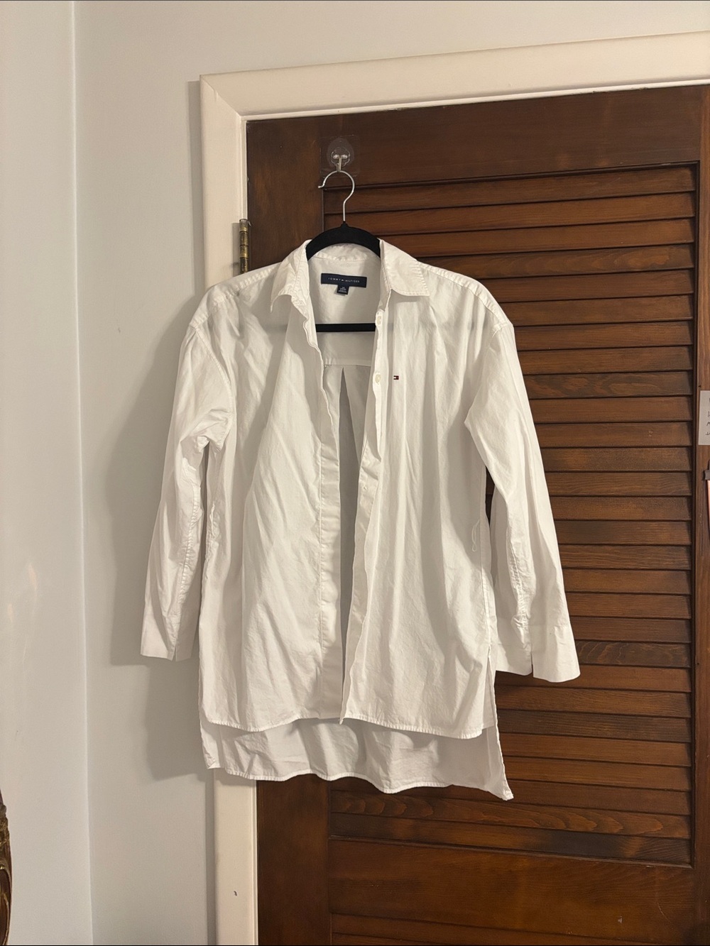 Tommy Hilfiger White Long Sleeve Button Shirt